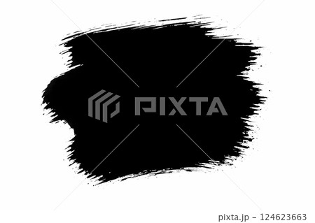 Bold Grunge Ink Brush Stroke Texture Bold Grunge Ink Brush Stroke Texture 124623663