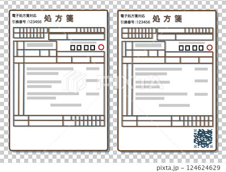 Paper prescription with e-prescription redemption number 124624629