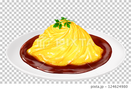 蛋包飯佐濃醬 124624980