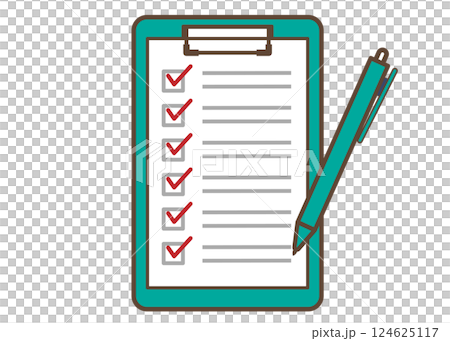 清單和筆 124625117