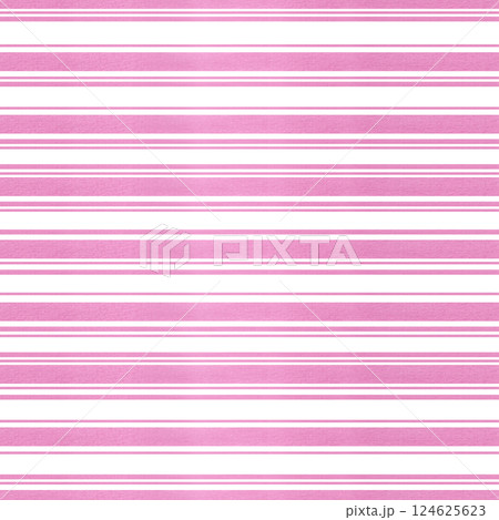 Horizontal abstract wide and narrow pastel pink stripes watercolor seamless pattern isolated background. Hand drawn brush strokes illustration. For spring, romantic home decor textile, package Horizontal abstract wide and narrow pastel pink stripes watercolor seamless pattern isolated background. Hand drawn brush strokes illustration. For spring, romantic home decor textile, package 124625623