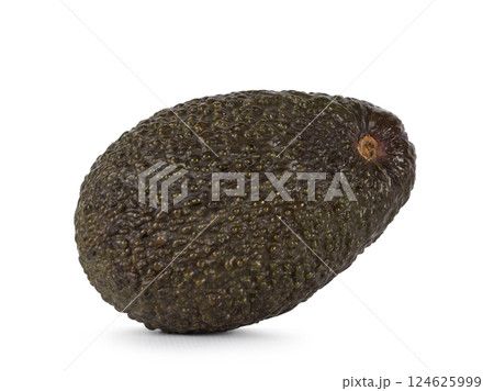 Avocado on white background 124625999