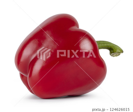 Bell pepper on white background Bell pepper on white background 124626015