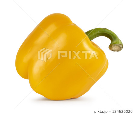 Bell pepper on white background 124626020