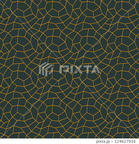 Vector green mosaic texture seamless pattern. Vector green mosaic texture seamless pattern. 124627938