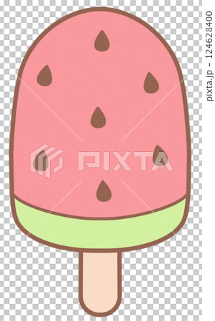 Cute Watermelon Popsicle Summer Element Cute Watermelon Popsicle Summer Element 124628400