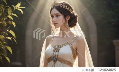 古代ギリシアの女神 124628625