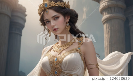 古代ギリシアの女神 124628629