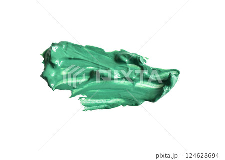 Green watercolor stain Green watercolor stain 124628694