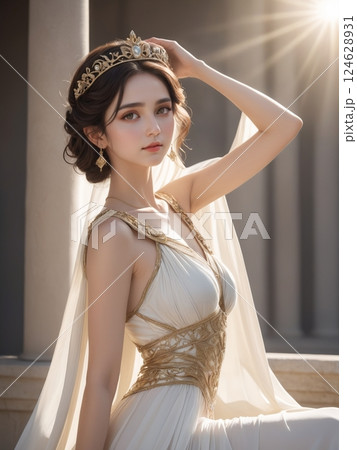 古代ギリシャ女神 古代ギリシャ女神 124628931