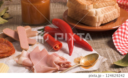 Francesinha on plate preparations Francesinha on plate preparations 124629242