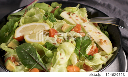 Delicious vegetable salad Delicious vegetable salad 124629328