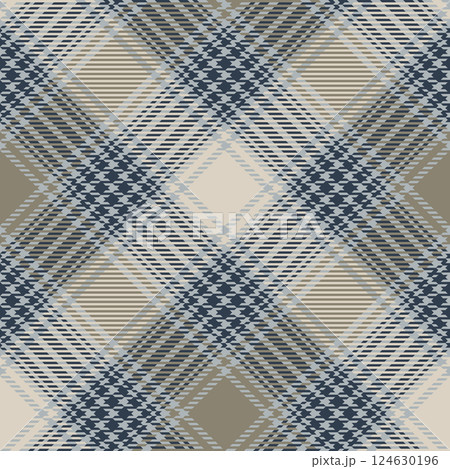 Plaid seamless vector gingham pattern. 124630196