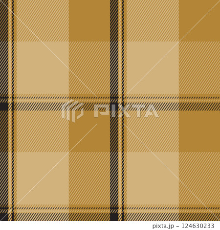 Plaid seamless vector gingham pattern. 124630233