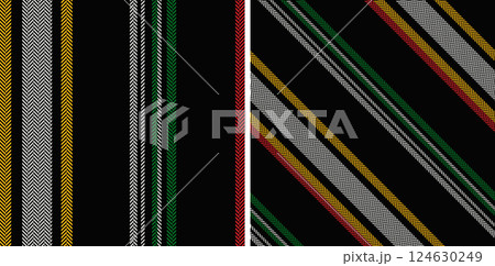 Set seamless stripe pattern. 124630249