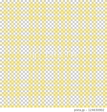 Yellow Plaid Gingham Hand Drawn Background Pattern Overlay 124630902