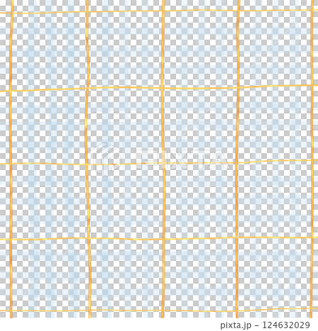 Gold Blue Plaid Gingham Check Hand Drawn Background Pattern Overlay Gold Blue Plaid Gingham Check Hand Drawn Background Pattern Overlay 124632029