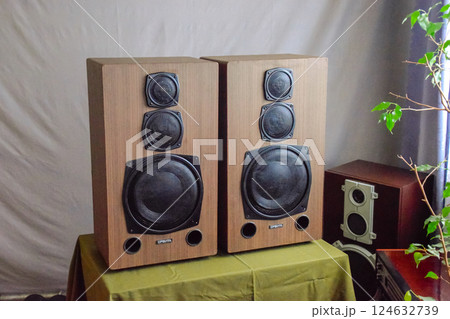 Large Soviet speakers Orbita 35as-016. Vintage 124632739