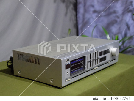 jvc ax-50. integrated amplifier sound amplifier class super A. Vintage equipment from the 80s. 124632766