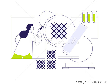 Metamaterials development abstract concept vector illustration. Metamaterials development abstract concept vector illustration. 124633604