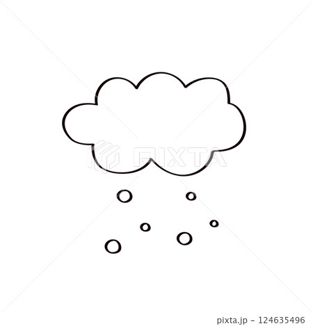 雪が降るイラスト 124635496