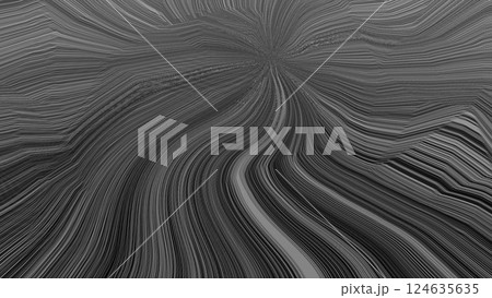 背景　4k　サイバースペース　放射線　バーチャル背景　仮想世界　集中線　black　黒　ブラック 124635635