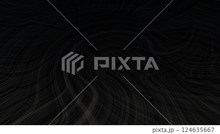 背景　4k　サイバースペース　放射線　バーチャル背景　仮想世界　集中線　black　黒　ブラック 124635667