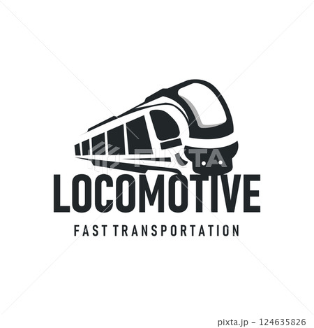 simple concept design minimalist train transportation logo template locomotive fast train illustration business brand simple concept design minimalist train transportation logo template locomotive fast train illustration business brand 124635826