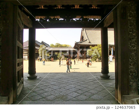 滋賀県長浜市の大通寺の境内 滋賀県長浜市の大通寺の境内 124637065