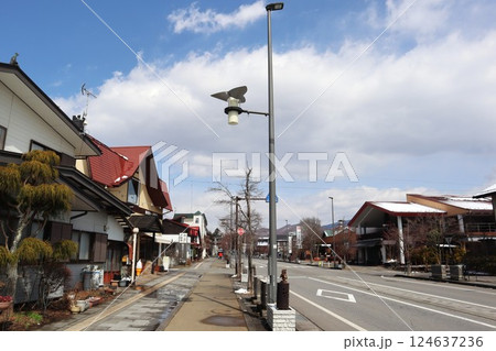 軽井沢本通り(長野県北佐久郡軽井沢町軽井沢東) 軽井沢本通り(長野県北佐久郡軽井沢町軽井沢東) 124637236