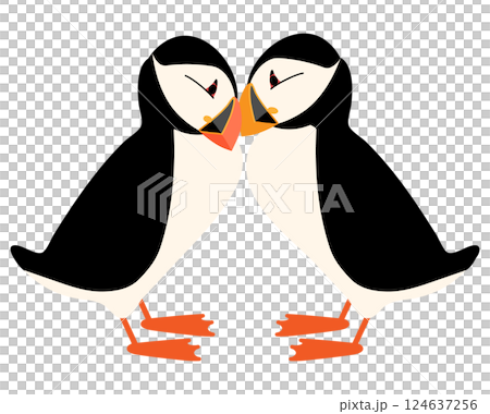 パフィンの夫婦 / Puffin Couple 124637256