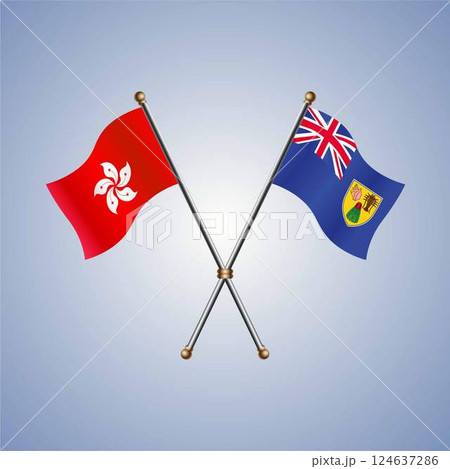 Hong Kong and Turk and Caicos flag relations 124637286