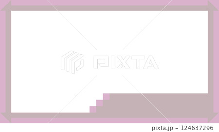 動画テロップ素材:ブロック赤-2 動画テロップ素材:ブロック赤-2 124637296