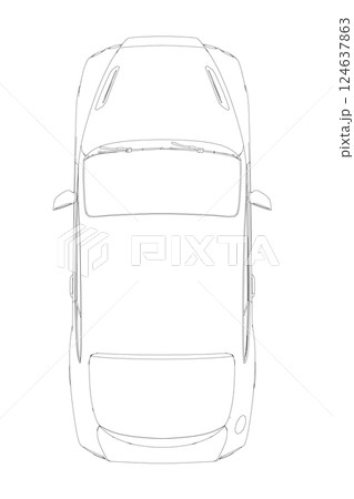 Coloring page vector line art for book and drawing. Black contour sketch illustrate Isolated on white background. High speed drive vehicle. Graphic element. Illustration car. Stroke without fill Coloring page vector line art for book and drawing. Black contour sketch illustrate Isolated on white background. High speed drive vehicle. Graphic element. Illustration car. Stroke without fill 124637863