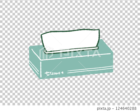 ボックスティッシュ-4色 124640288