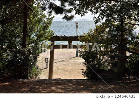 江田島市・入鹿明神社の鳥居 江田島市・入鹿明神社の鳥居 124640433