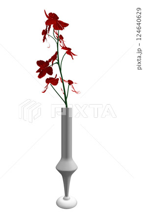 Polygonal of Flowers line drawing vector art in a vase for decoration. Line flower bouquets in vases, vector illustration. 3D Polygonal of Flowers line drawing vector art in a vase for decoration. Line flower bouquets in vases, vector illustration. 3D 124640629