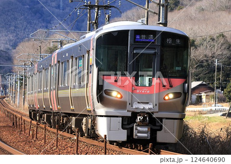 【JR西日本】227系500番台〜Urara〜（山陽線：上郡〜有年） 124640690