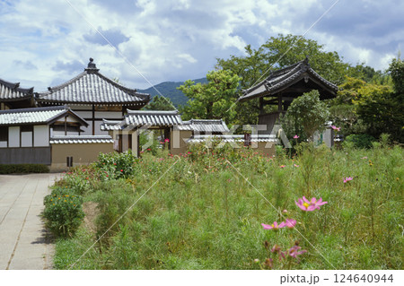 奈良 飛鳥寺の風景 124640944