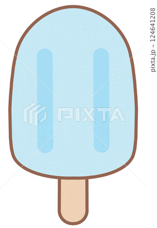 Cute Mint Popsicle Summer Element 124641208