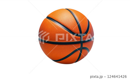 High-detailed basketball isolated on a white background perfect for sports design and digital artwork available in PNG format High-detailed basketball isolated on a white background perfect for sports design and digital artwork available in PNG format 124641426