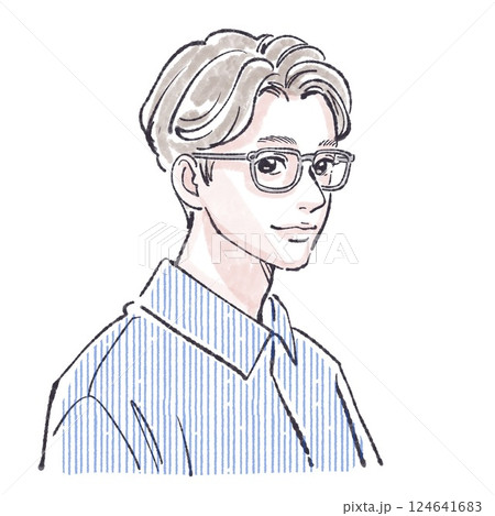 男性・男の子のイラスト素材セット 124641683