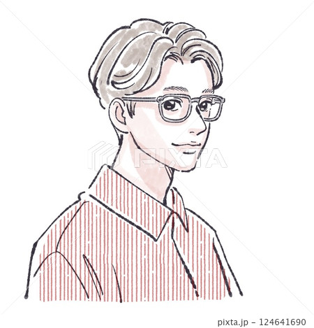 男性・男の子のイラスト素材セット 124641690