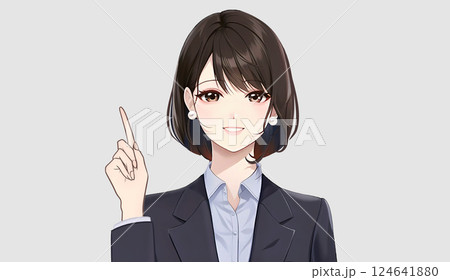 女性・女の子のイラスト素材 124641880