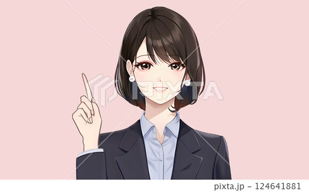 女性・女の子のイラスト素材 女性・女の子のイラスト素材 124641881