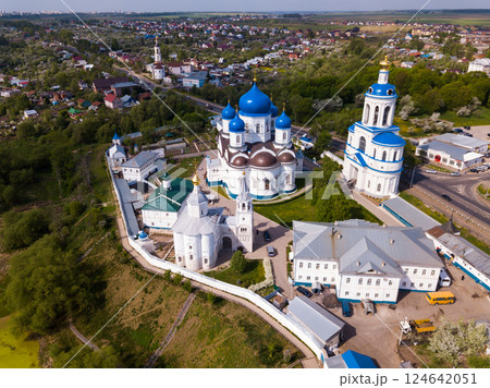 Bogolyubsky monastery from helicopter. City vladimir. Russia 124642051