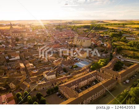Aerial view of Medina de Rioseco Aerial view of Medina de Rioseco 124642053