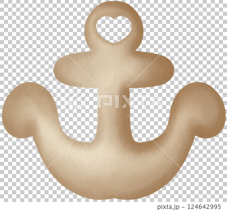 Nautical Elements Clipart Anchors Lifebuoys Steering Wheels Coastal Flags for Marine Designs 124642995