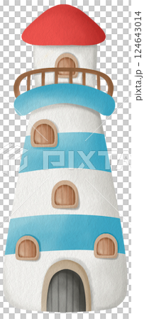 Nautical Clipart Set Sailboats Lighthouses Rowboats Marine Elements for Ocean Themed Designs 124643014