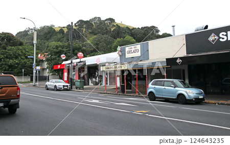 ニュージーランドの古い街 124643235